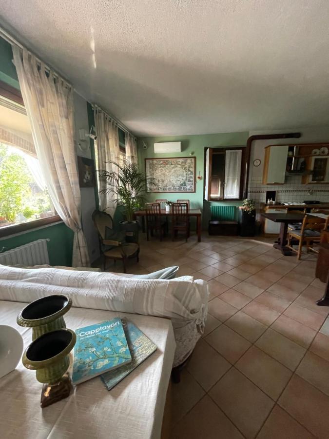 Il Giardino Di Emilia - Intero Appartamento In Villa Con Giardino Privato E Piscina Estiva Pontirolo Nuovo 外观 照片